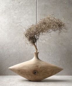 Sculptural Wooden Vase